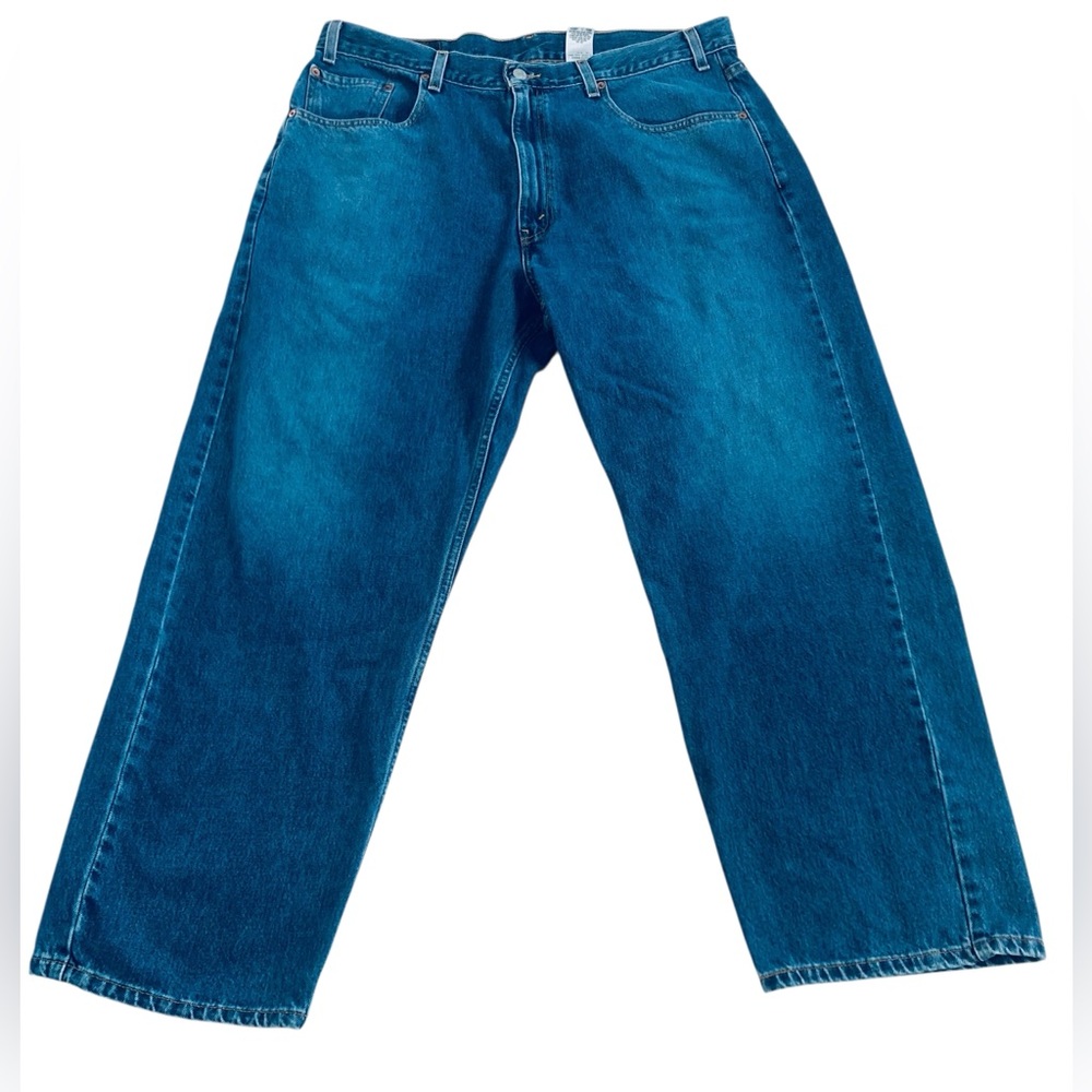 Levis 569 Blue Jeans Straight Loose Denim Mens 38x30 Casual Baggy Urban Relaxed